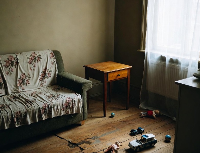 Bare floor boards