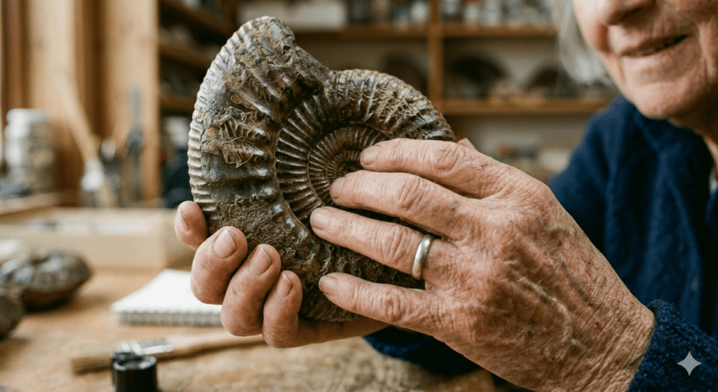 Having a conversation with an AI chatbot about ammonites
